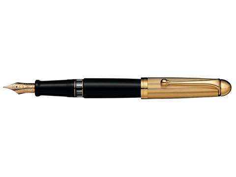 AURORA 万年筆 88 オッタントット ゴールドキャップブラック M | Pen