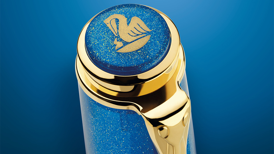 ペリカン 万年筆 クラシックM200 ゴールデンラピス EF 新品)Pelikan ペリカン 万年筆 スペシャルエディション